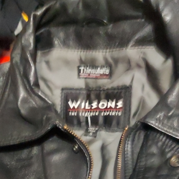 Bad Ass Vintagee Slightly Distressed Leather Jacket By Wilsons